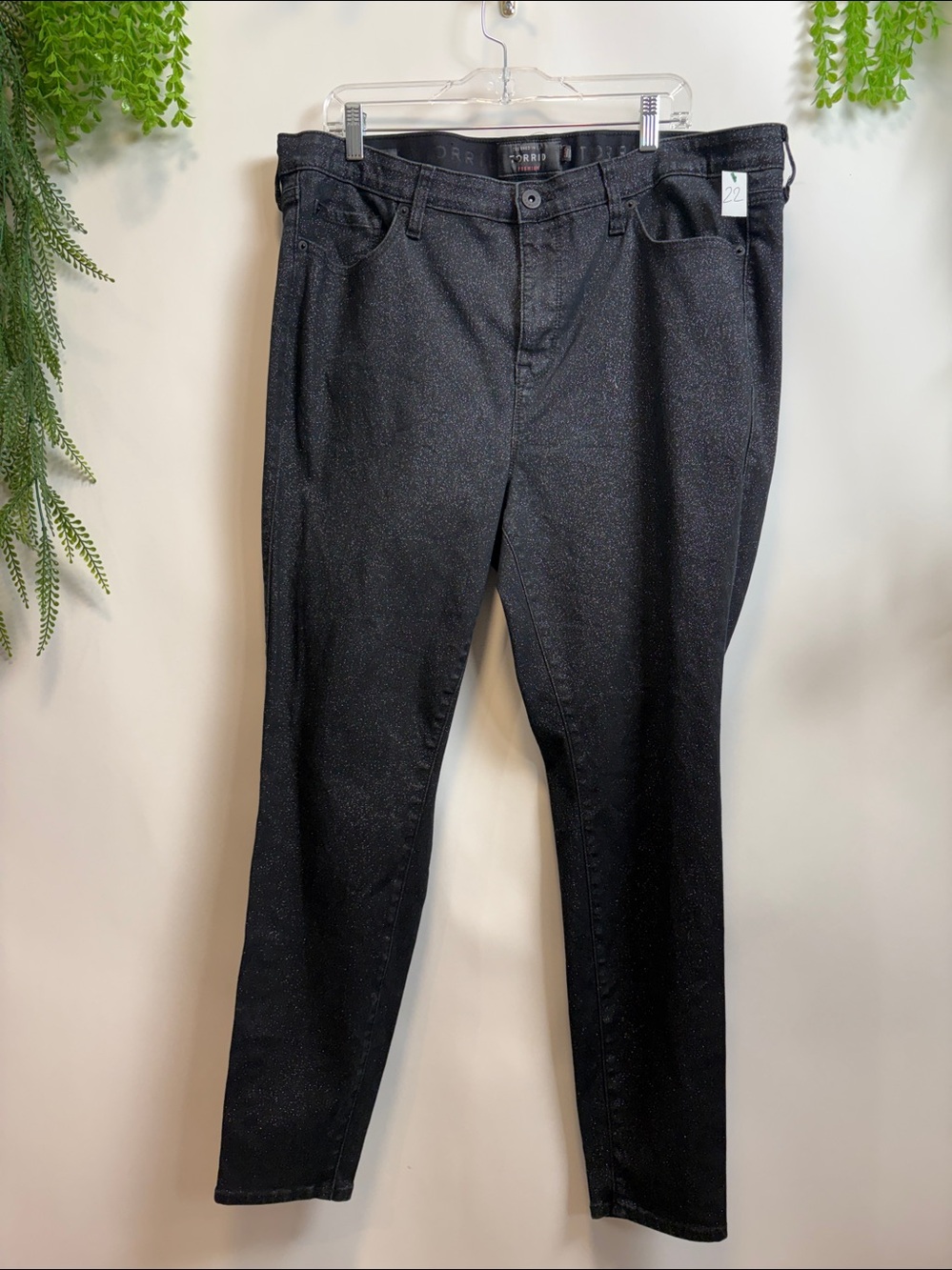 Torrid Premium Black Sparkle Jeans